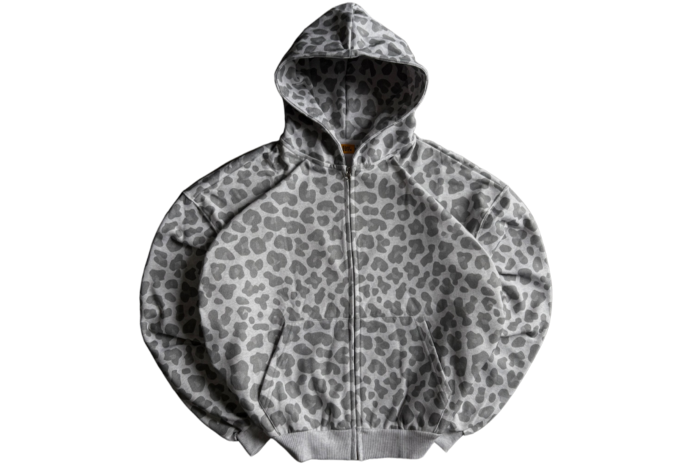 LEO ZIP HOODIE MELANGE