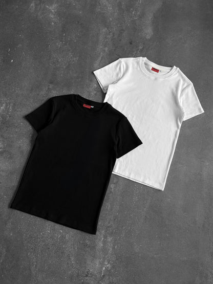 SLIM RIB SHIRT - BUNDLE