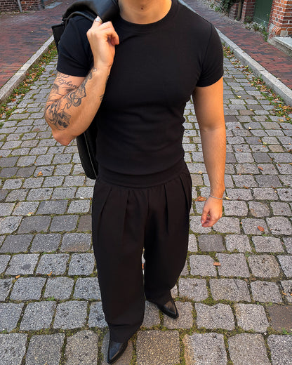 SLIM RIB SHIRT
