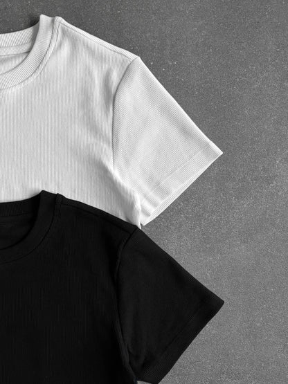 SLIM RIB SHIRT - BUNDLE
