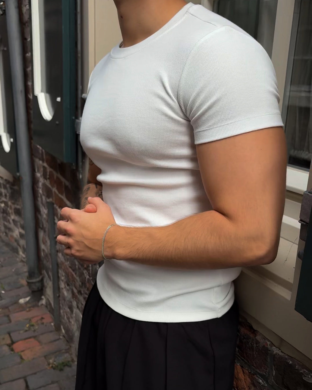 SLIM RIB SHIRT