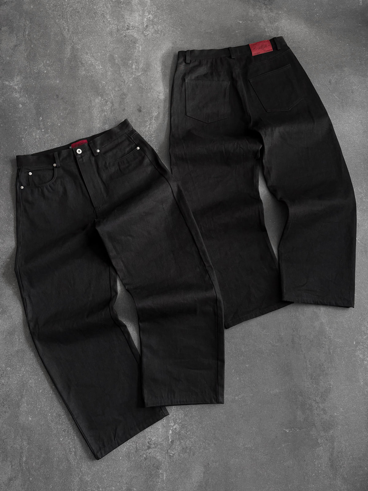 RAW DENIM - MATTE BLACK