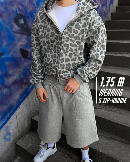 LEO ZIP HOODIE - MELANGE