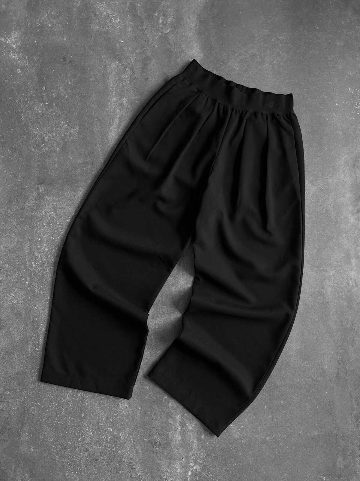 PLEATED SUIT PANTS
