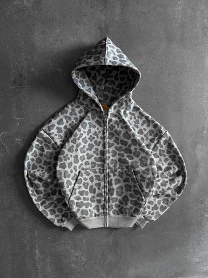 LEO ZIP HOODIE - MELANGE